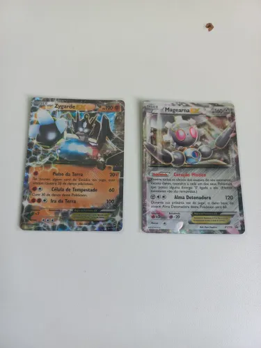 Cartas pokemon magearna e zygarde