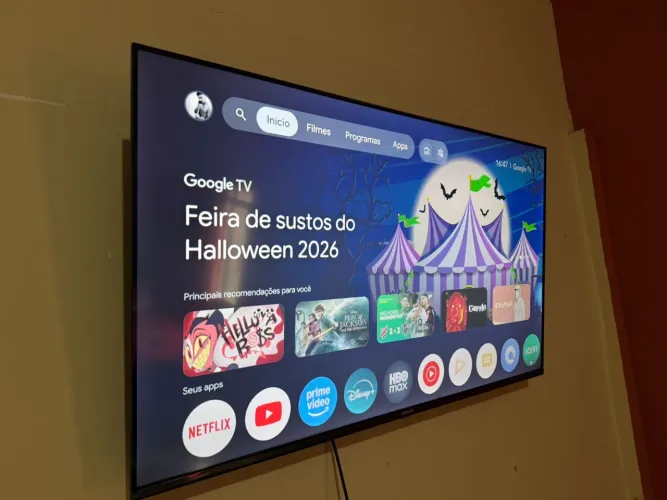 SMART TV 43 SEMP BEM CONSERVADA COM NOTA