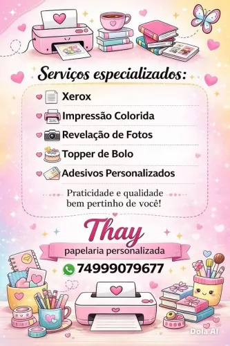 Xérox plastificação e muito mais