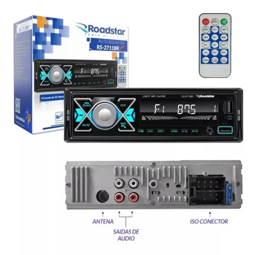 auto rádio Roadstar modelo RS-2714BR Plus
