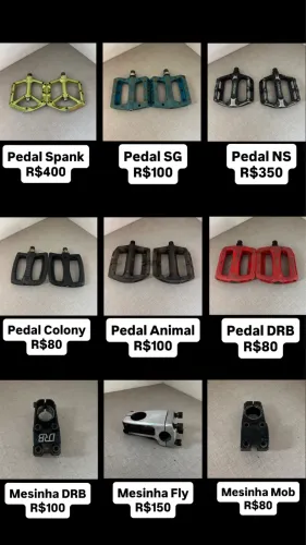 Pedais e mesas BMX DRB - Fly - Animal - Colony