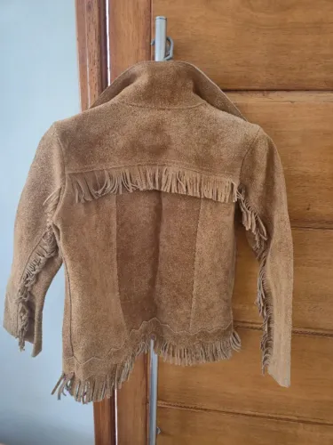 JAQUETA COUNTRY DE COURO