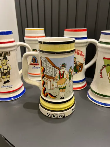 Linda coleção canecos chopp estilo alemão