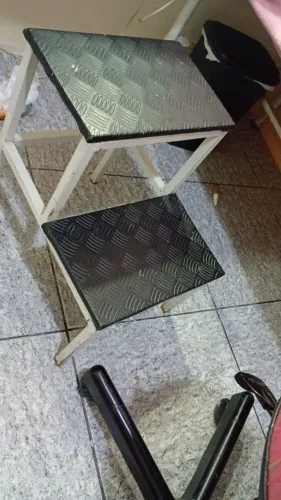 Maca e escada para estética