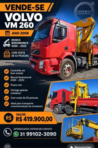 Volvo VM 260 com Rodomunck 4300-2023