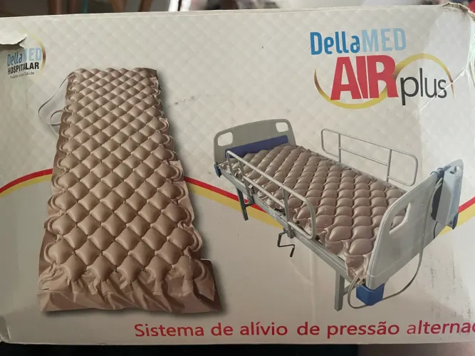 COLCHÃO PNEUMÁTICO HOSPITALAR ANTI-ESCARAS + BOMBA DE AR