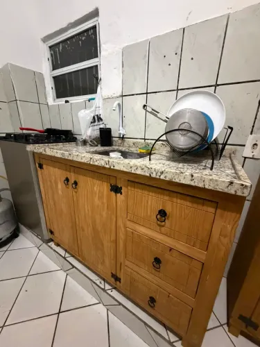Balcão Pia com Mármore