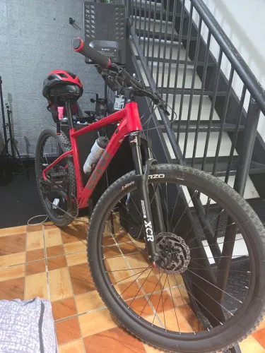 Bicicleta/Bike MTB Caloi Explorer Comp SL 2026 com upgrades e brindes