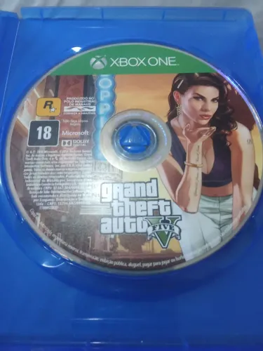 Jogo GTA 5 pra Xbox one mídia física funcionando perfeitamente