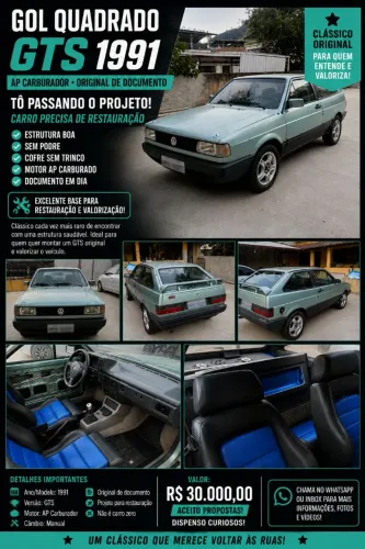 Volkswagen Gol GT/GTS 1.8 1991