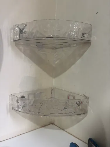 kit duas prateleiras triangular