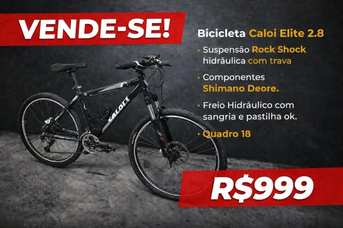 Bicicleta Caloi Elite