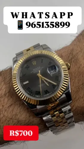 Relógio ROLEX AUTOMÁTICO WIMBLEDON MISTO ENTREGAMOS