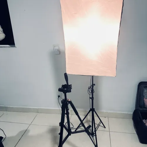 Kit iluminação e trip para celular
