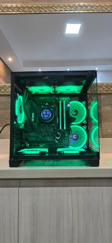 PC Gamer Ryzen 7 5700G 16GB Water Cooler 240mm Gabinete Aquário - Seminovo