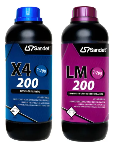 Kit limpeza automotiva Desengraxante & Desingrustrante  Sandet 