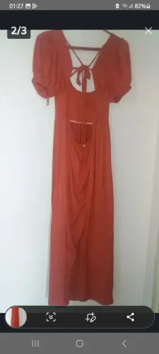 Vestido longo novo