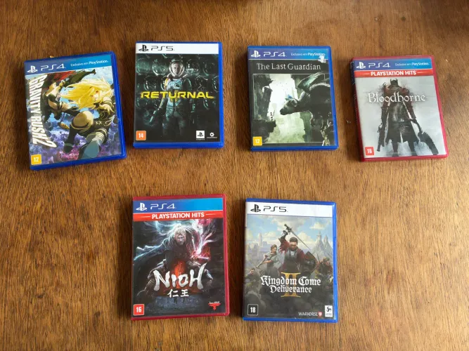 JOGOS PS4 e PS5