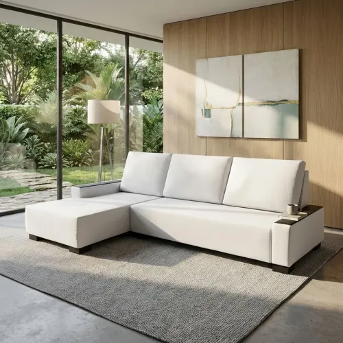 Sofá Chaise Longue Moderno Minimalista fazemos outras cores fábrica entrega grátis Jacarei