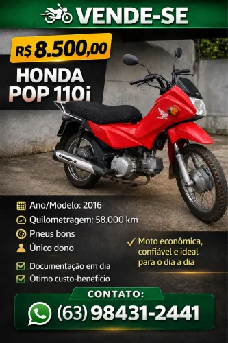 Honda Pop 110!