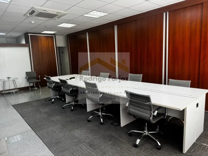 Edificio CEA 1 - Sala LOCAÇÃO, 100% MOBILIADA, 110 m² - ALPHAVILLE - ED. CEA 01 - PRÓX ROD