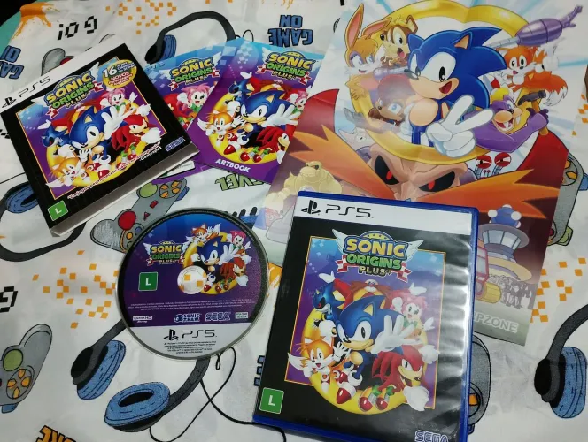 Sonic Origins Plus PS5 completo novo faço Olx pay 