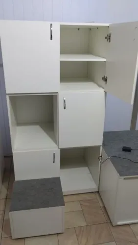 Gatil completo MDF (utilizado para gatos ou cães mini) 