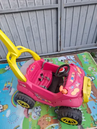 Carrinho de passeio rosa smart bandeirantes 