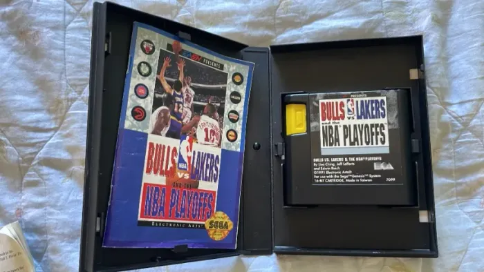 Jogo Bulls vs Lakers - NBA Playoffs - original - Mega Drive
