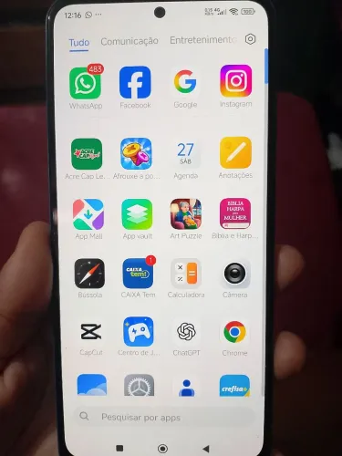 Vendo um celular um Redimi note 12  128GB ele tá semi-novo em ótimo estado só vendo de 800