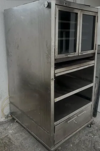 Forno a gás para massas pães bolo inox