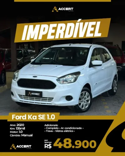 Ford KA 1.0 Se/se Plus Tivct Flex 5P 2020