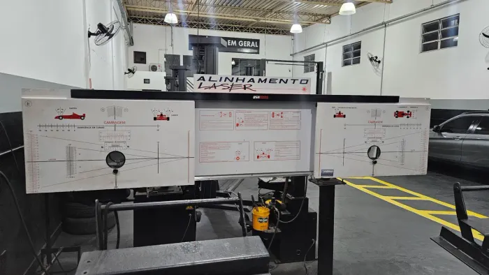 Painel alinhamento Laser