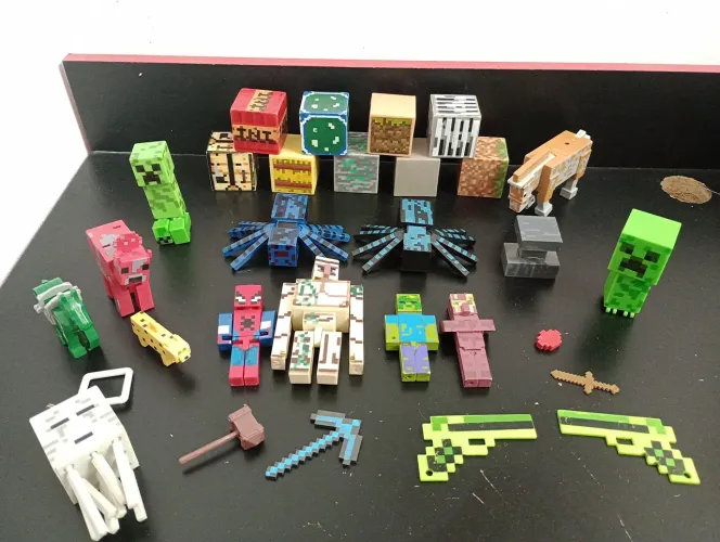 Lote miniaturas Minecraft 