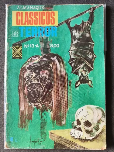 Almanaque Clássicos de Terror #13 (Taika). Gibi raro. Ano de 1976