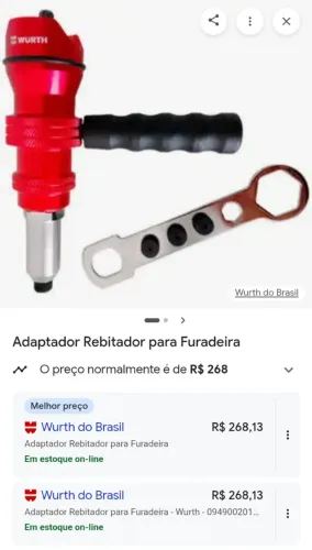 Rebitadeira parafusadeira 