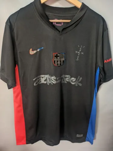 Camisa Barcelona Edição Especial Travis Scott | Tamanho M e G