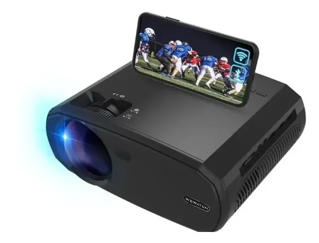 Projetor Wewatch V50 Portátil 15.000 lumen 5g Wifi 1080p 230ansi