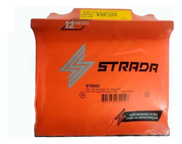 Bateria Automotiva Strada St50GD 12v 50ah