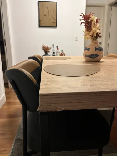 Mesa de Jantar industrial 1,60 x 0,90