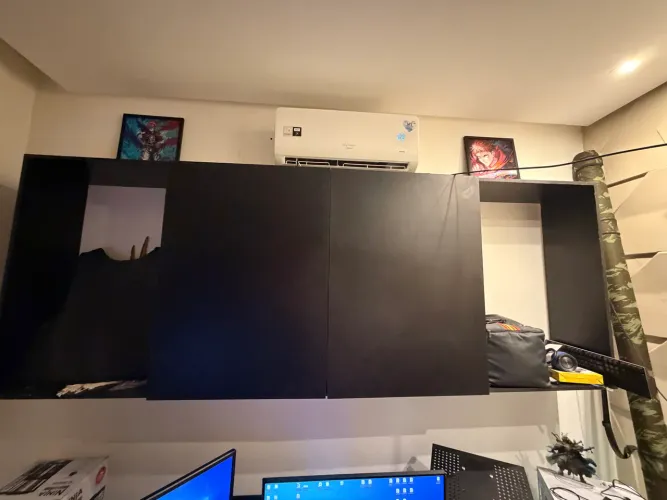 Mesa Gamer e Armário Gamer