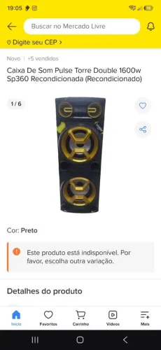 Troco ou vendo Caixa de Som Pulse Torre