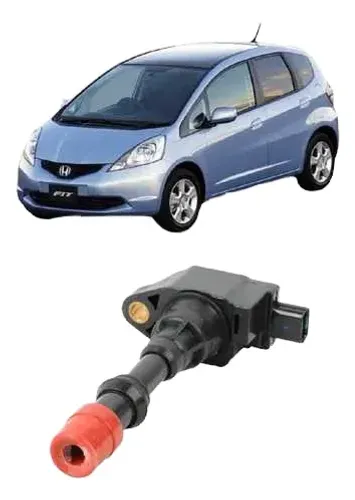Bobina Ignição Fit 1.4 - 8 Velas 2004 A 2008 Dianteira