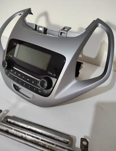 Rádio Som Original Ford Ka 2018 / 2019 Com Moldura Cinza