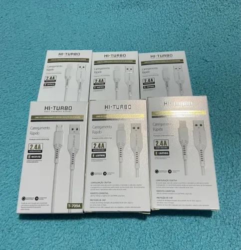 CABO PARA IPHONE CARREGAMENTO TURBO
