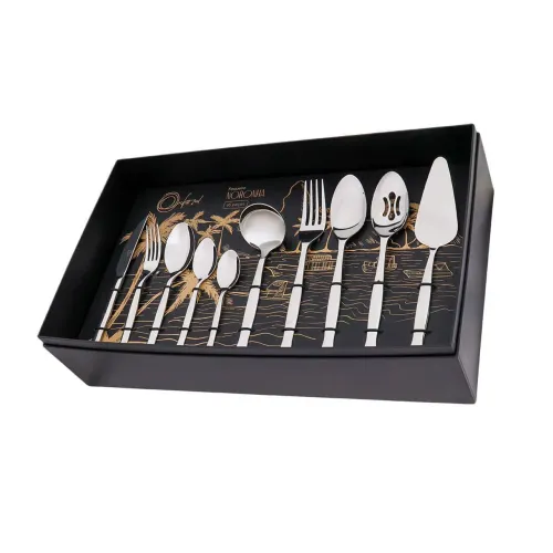 Faqueiro Oxford Aço Inox 65 peças Noronha - Novo