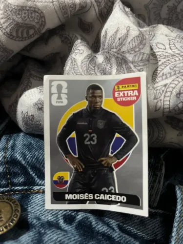 Cartinha prata Moisés caicedo