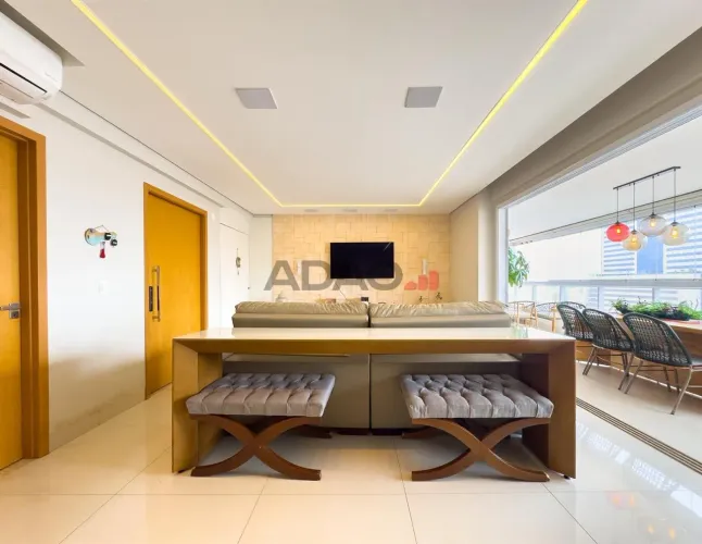 Apartamento com 191m², 3 suítes e office no Jardins das Ravenallas, Setor Bueno ao lado do