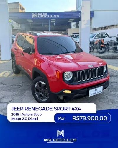 Jeep Renegade Sport 2.0 4X4 TB Diesel Aut. 2016