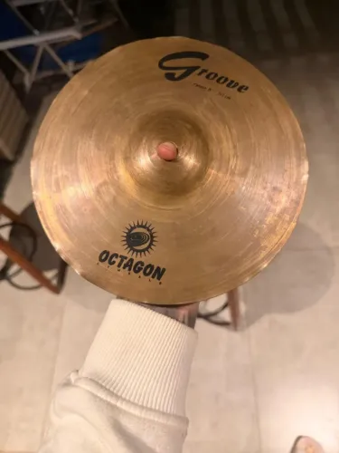 Splash Octagon Groove 8" 20cm Prato de Bateria